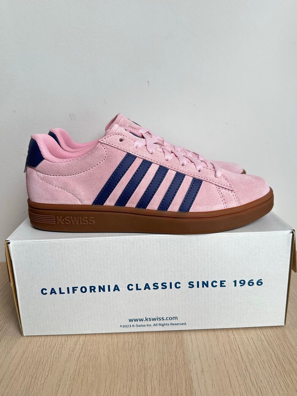 K-Swiss Court Tiebreak Pink Sneaker Size 8.5 - New